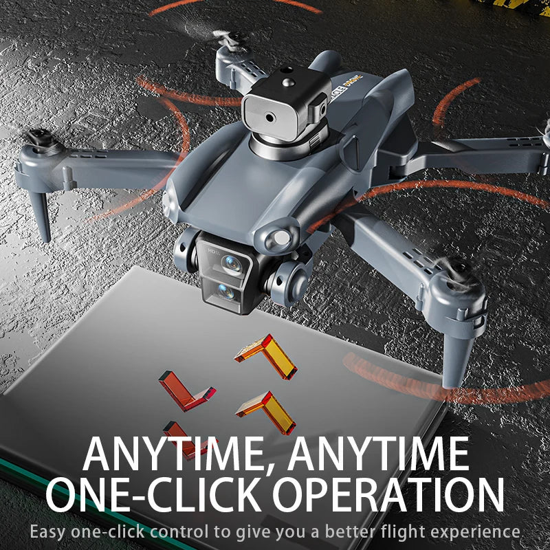 KBDFA P25 Drone com Câmera HD, Fotografia Aérea, Dobrável RC Quadcopter, Evitar Obstáculos, Mini UAV, Brinquedos de Controle Remoto, 4K, 8K