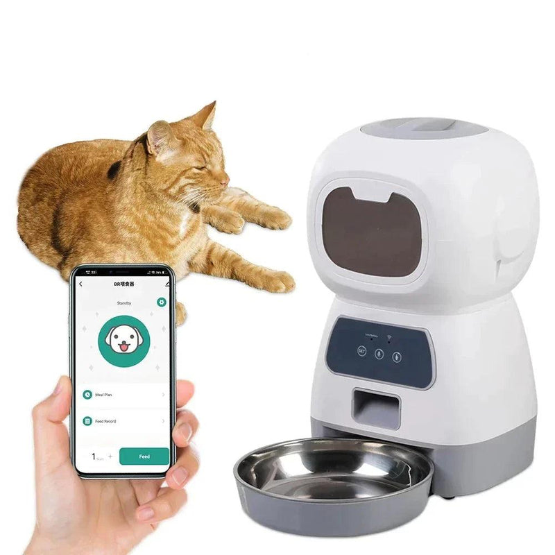 Alimentador Automático para Cães e Gatos - CrisDropVendas