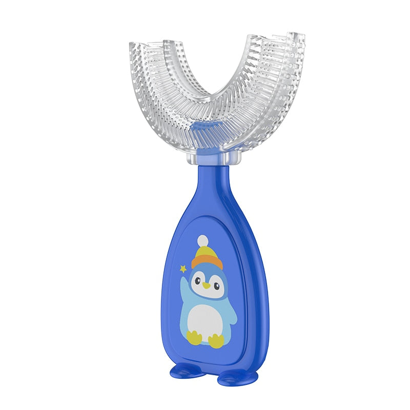 Escova de dentes infantil - em formato de U - CrisDropVendas